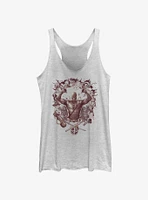 Marvel Deadpool & Wolverine Weapons Explosion Womens Tank Top