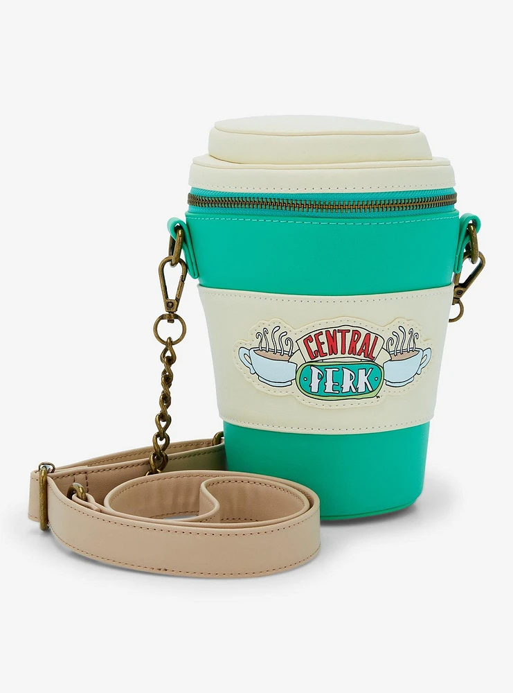 Loungefly Friends Central Perk Coffee Cup Figural Crossbody Bag