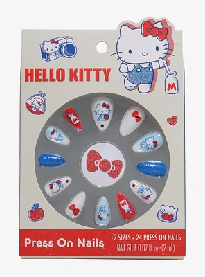 Hello Kitty Snacks Faux Nail Set