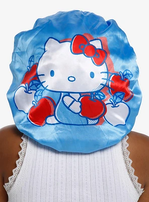 Hello Kitty Apples Reversible Satin Bonnet