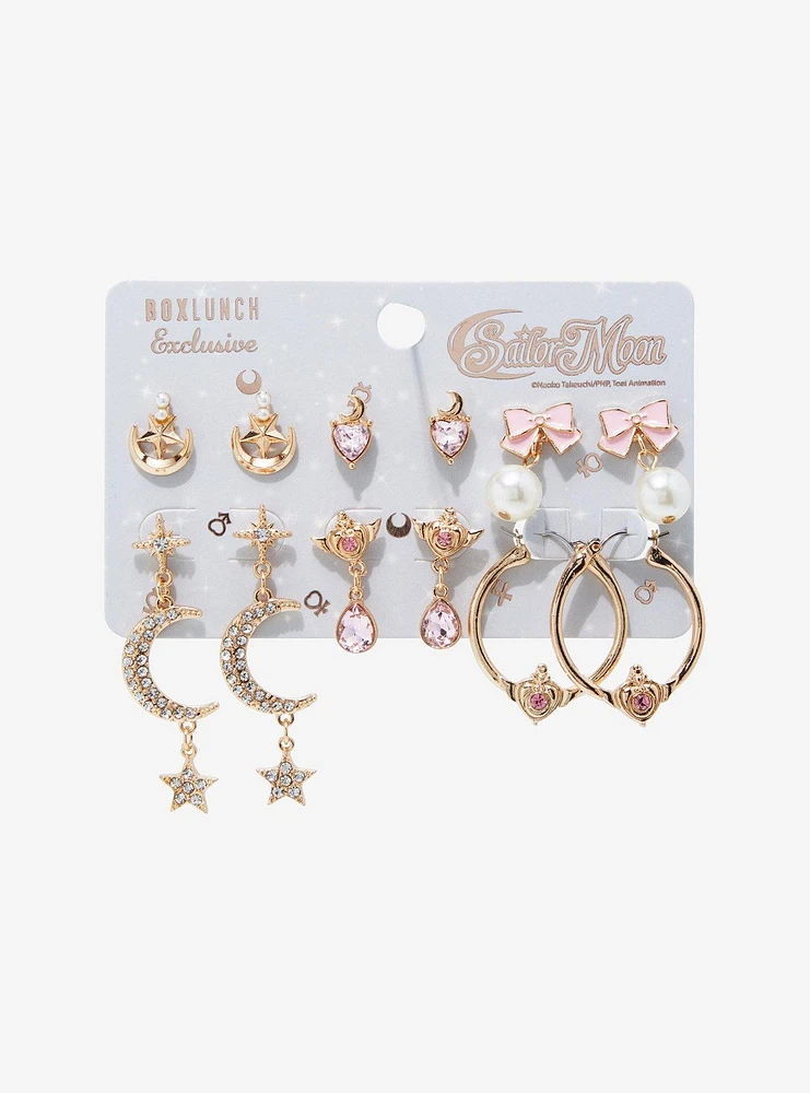 Sailor Moon Celestial Icons Earring Set - BoxLunch Exclusive