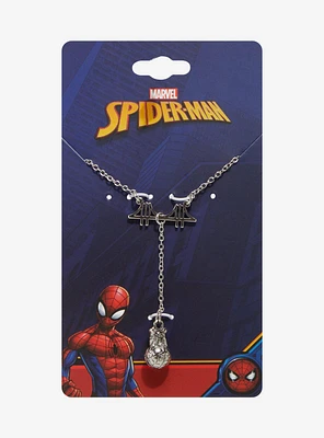 Marvel Spider-Man Swinging Bridge Necklace - BoxLunch Exclusive