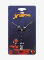 Marvel Spider-Man Swinging Bridge Necklace - BoxLunch Exclusive