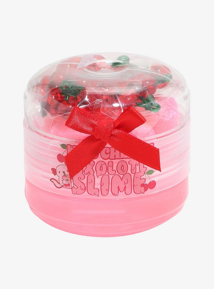 Cherry Axolotl Slime with Mix-Ins