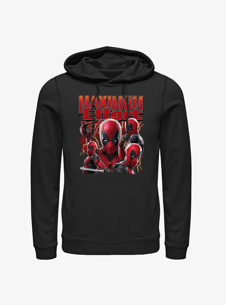 Marvel Deadpool & Wolverine Maximum Effort Hoodie BoxLunch Web Exclusive