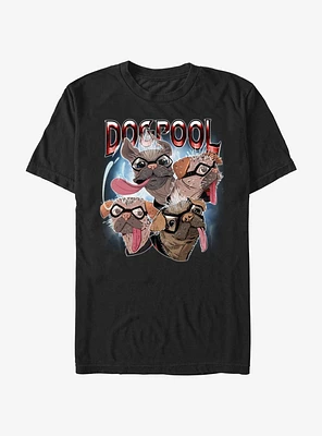 Marvel Deadpool & Wolverine Dogpool Faces T-Shirt