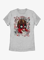 Marvel Deadpool & Wolverine Zombie Womens T-Shirt