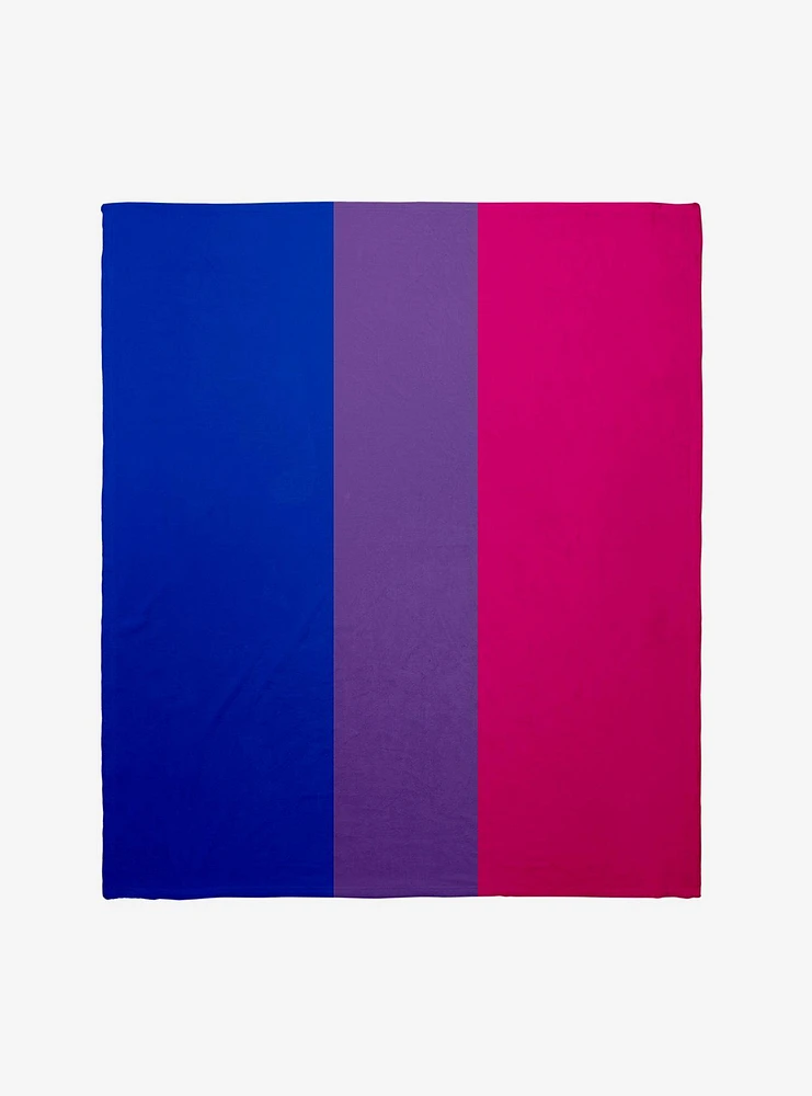 Bisexual Flag Throw Blanket