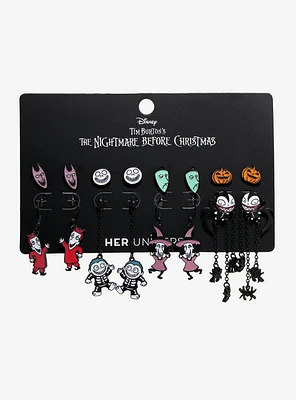 Her Universe Disney Nightmare Before Christmas Lock, Shock, and Barrel Earring Set — BoxLunch Exclusive