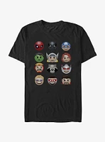 Marvel Avengers Chibi Characters T-Shirt