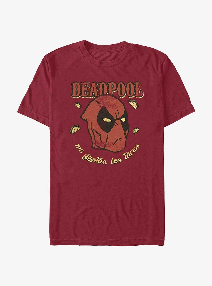 Marvel Deadpool I Like Tacos T-Shirt