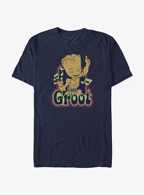 Marvel Guardians of the Galaxy Dancing With Groot T-Shirt