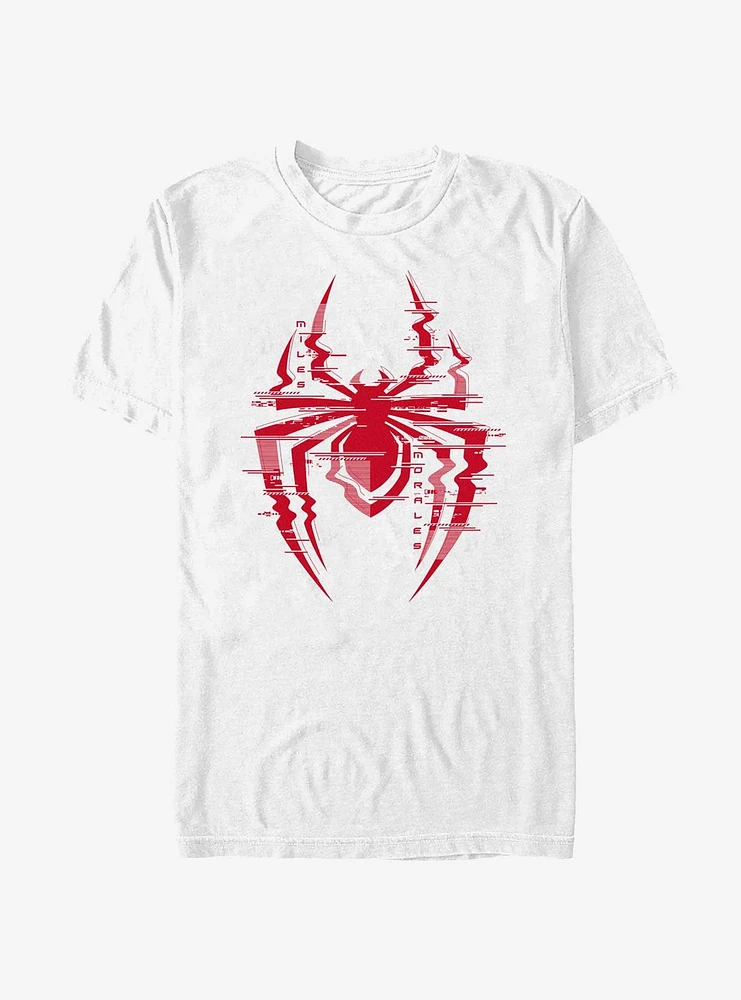 Marvel Spider-Man Logo Glitch T-Shirt