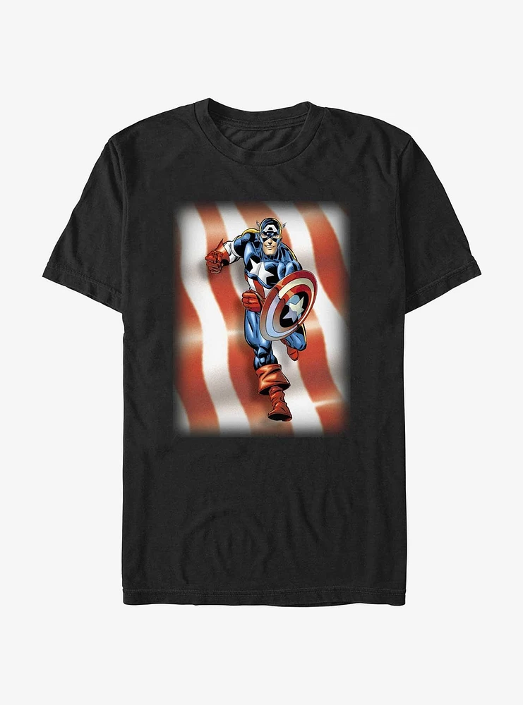 Marvel Captain America Freedom Run T-Shirt