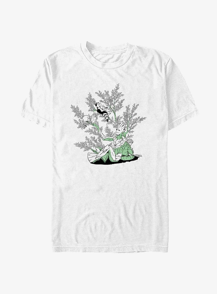 Marvel Guardians of the Galaxy Groot Meow T-Shirt