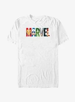 Marvel Avengers Logo Classic Characters T-Shirt