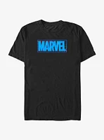 Marvel Neon Grid Icy Logo T-Shirt