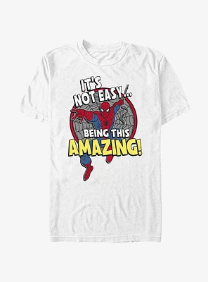 Marvel Spider-Man It's Not Easy Being This Amazing T-Shirt