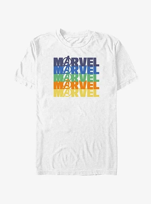 Marvel Logo Stacks T-Shirt