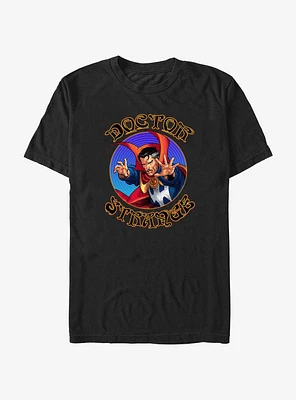 Marvel Doctor Strange Wave Badge T-Shirt