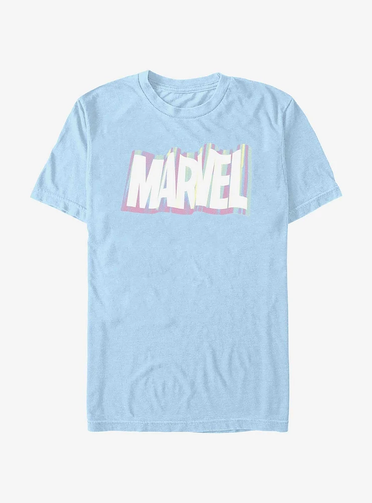 Marvel Vaporwave Logo T-Shirt