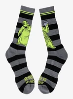 The Nightmare Before Christmas Oogie Boogie Glow-In-The-Dark Crew Socks