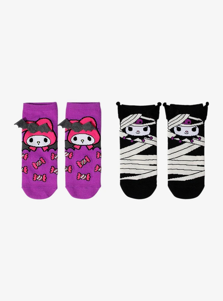 My Melody & Kuromi Halloween No-Show Socks 2 Pair