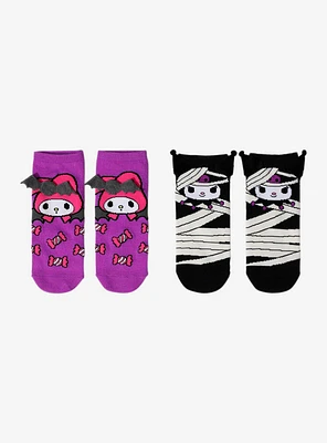 My Melody & Kuromi Halloween No-Show Socks 2 Pair