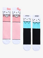 Hello Kitty & Dear Daniel Crew Socks 2 Pair