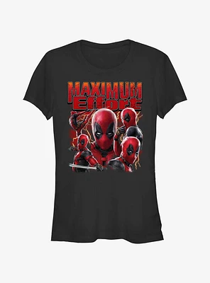Marvel Deadpool & Wolverine Maximum Effort Girls T-Shirt Hot Topic Web Exclusive