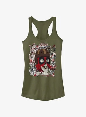 Marvel Deadpool & Wolverine Zombie Girls Tank