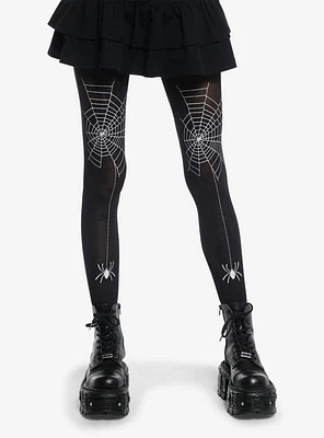 Black Hanging Spider Tights