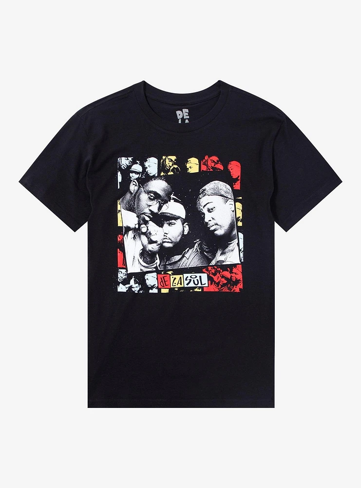 De La Soul Trio Photo Collage T-Shirt