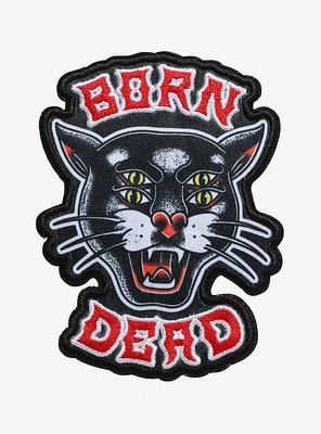 Born Dead Cat Tattoo Patch By Born Dead Clothing