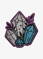 Blue & Silver Crystal Patch