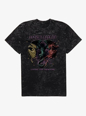 House Of The Dragon Loose Mineral Wash T-Shirt