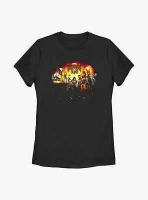 Marvel Midnight Suns Burning Embers Hero Lineup Womens T-Shirt