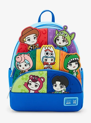 Loungefly Disney Pixar Toy Story x Tiny Tan Multi-Character Portrait Mini Backpack