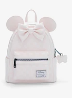 Loungefly Disney Minnie Mouse Ears Tonal Checkered Mini Backpack