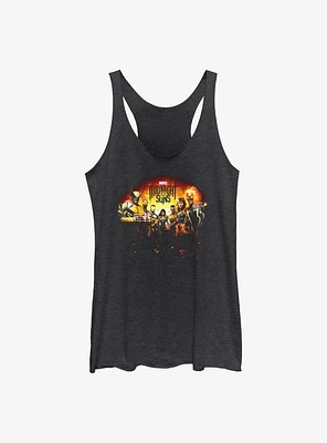 Marvel Midnight Suns Burning Embers Hero Lineup Womens Tank Top