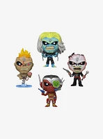 Funko Pop! Rocks: Iron Maiden Eddie 4-Pack (Glow in The Dark Box Set)