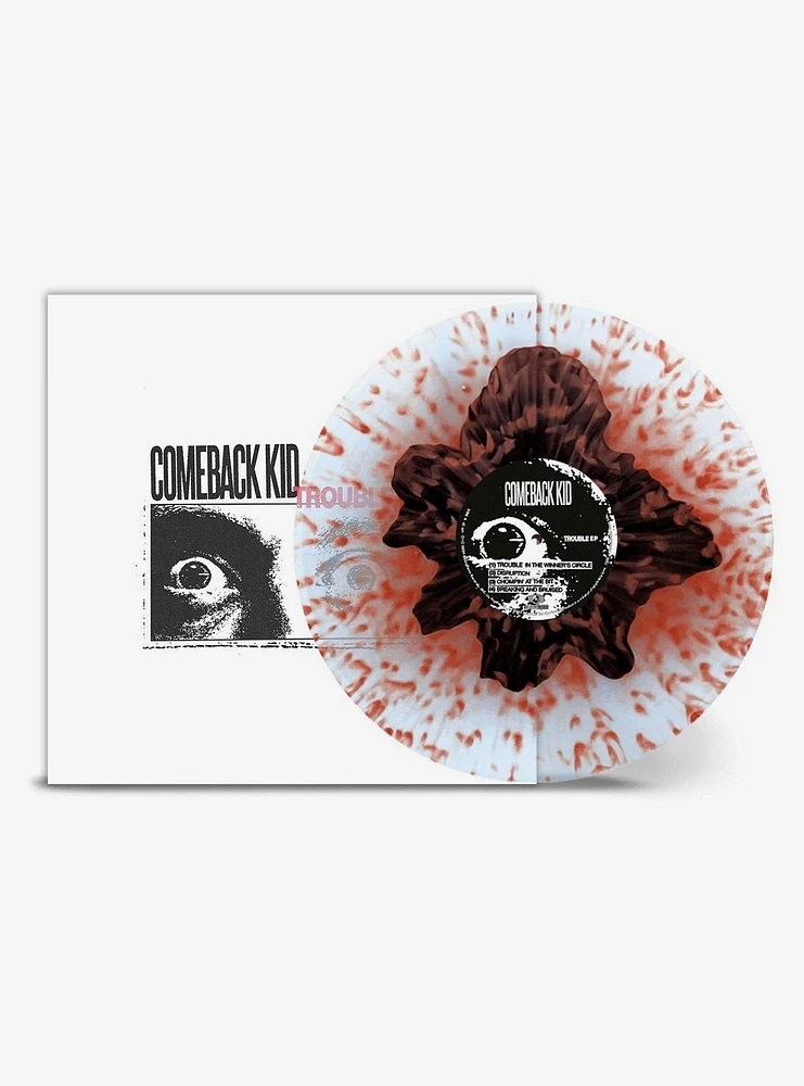 Comeback Kid Trouble EP (Clear/Black Yolk with Red Splatter) Vinyl LP