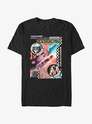Star Wars Pod Racing Poster T-Shirt