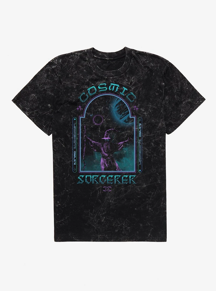 Hot Topic Cosmic Sorcerer Mineral Wash T-Shirt