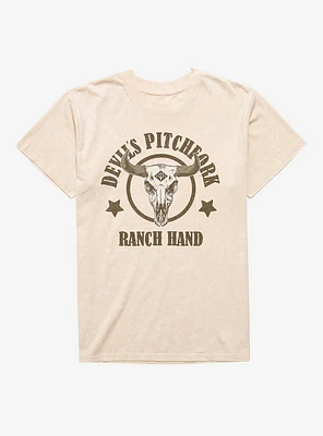 Hot Topic Devil's Pitchfork Ranch Hand T-Shirt