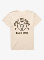 Hot Topic Devil's Pitchfork Ranch Hand T-Shirt