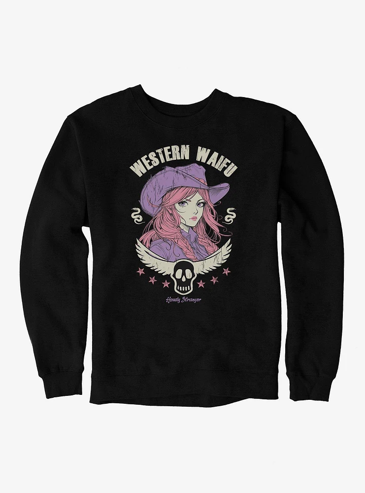 Hot Topic Anime Western Waifu Sweatshirt