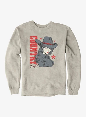 Hot Topic Anime Country Cowgirl Sweatshirt