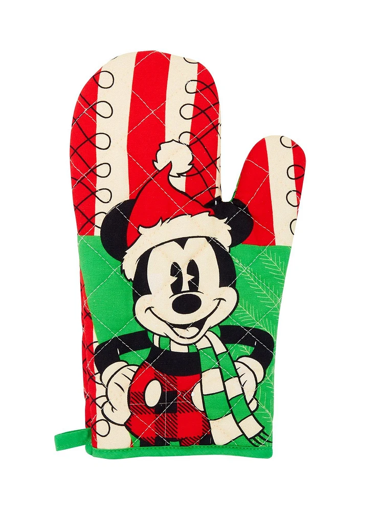 Disney Mickey & Minnie Mouse Holiday Oven Mitt