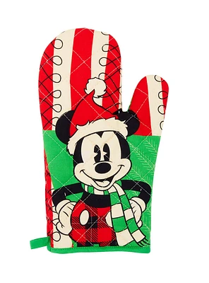 Disney Mickey & Minnie Mouse Holiday Oven Mitt